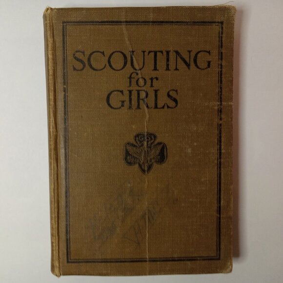Other - VINTAGE 1920 GIRL SCOUT - SCOUTING FOR GIRLS MANUAL 1920 Fair Condition